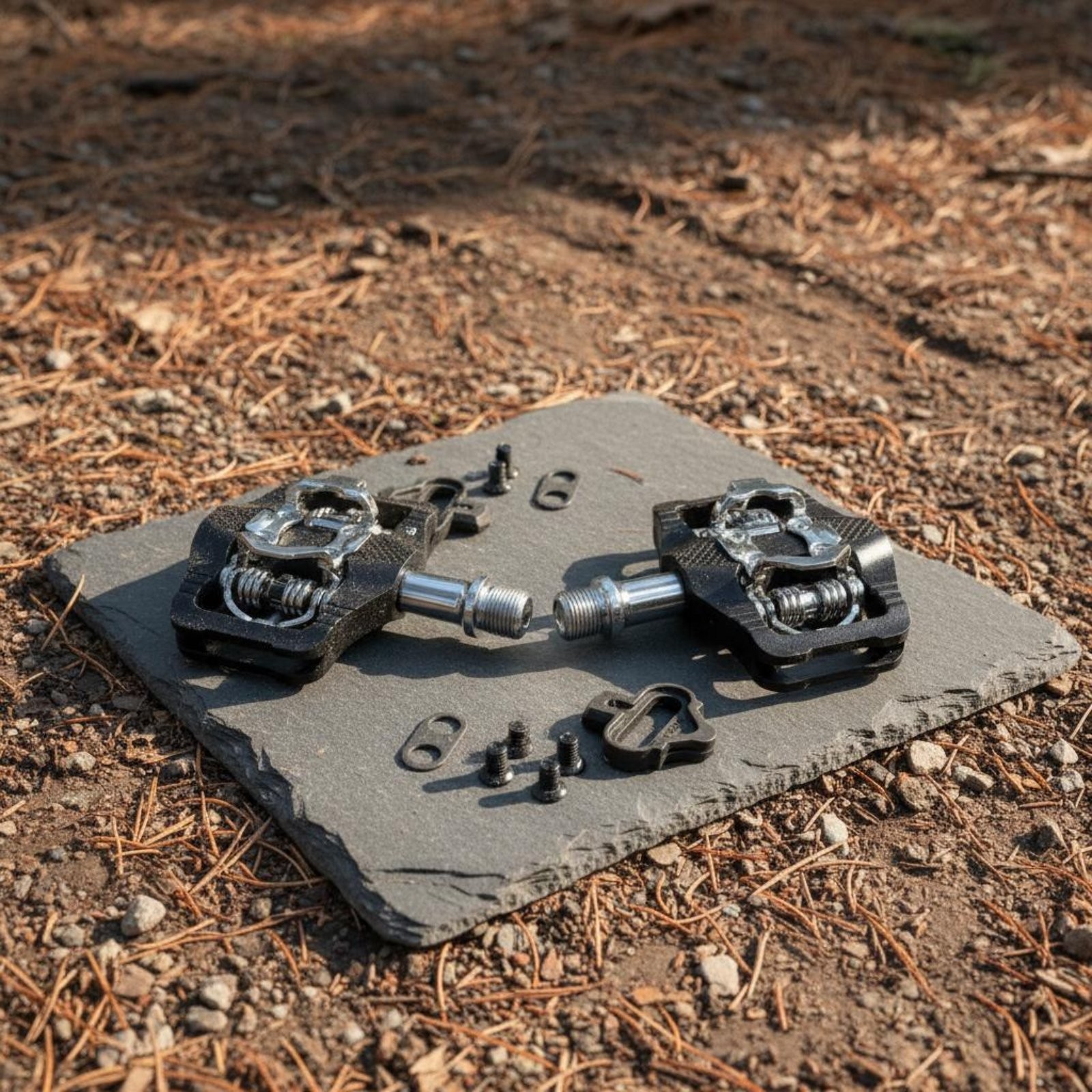Double-Sided Side Clipless Pedal CNC Machined for Mountain Biking, Commuters