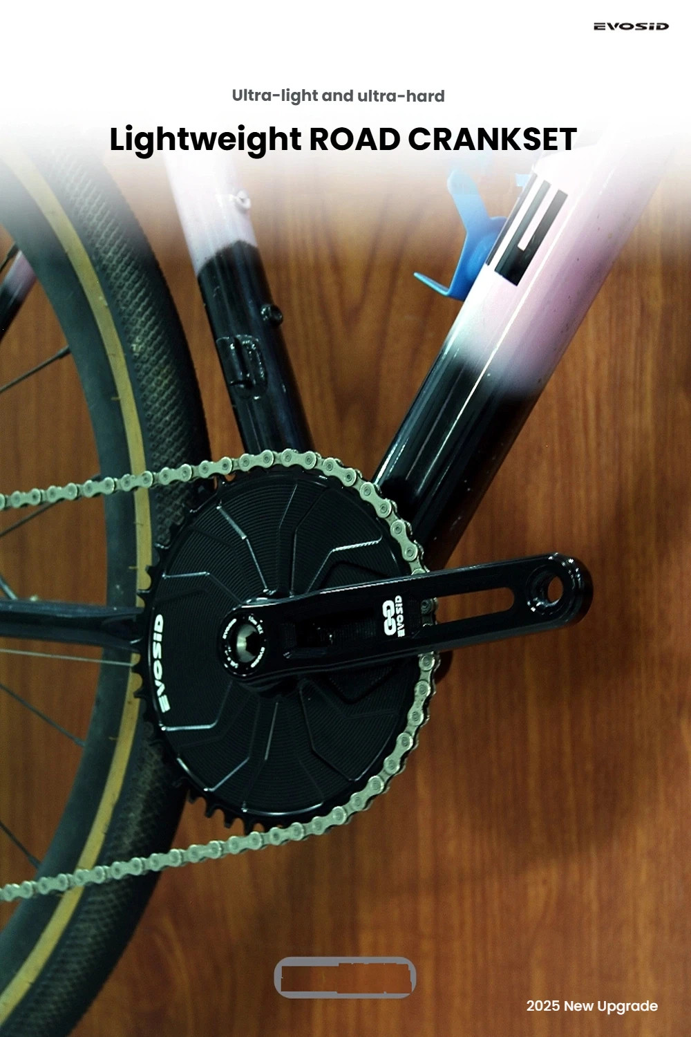 Road Gravel Folding Bike Crankset 160-170mm 40T-50T Intregated Crank Chainring