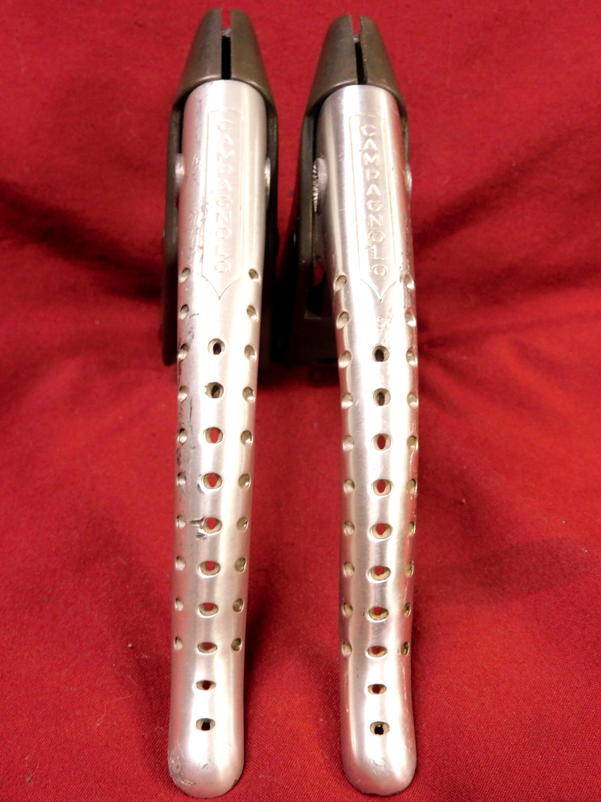 Vintage Campagnolo Super Record F & R #4062 Drilled Brake Levers NO Hoods