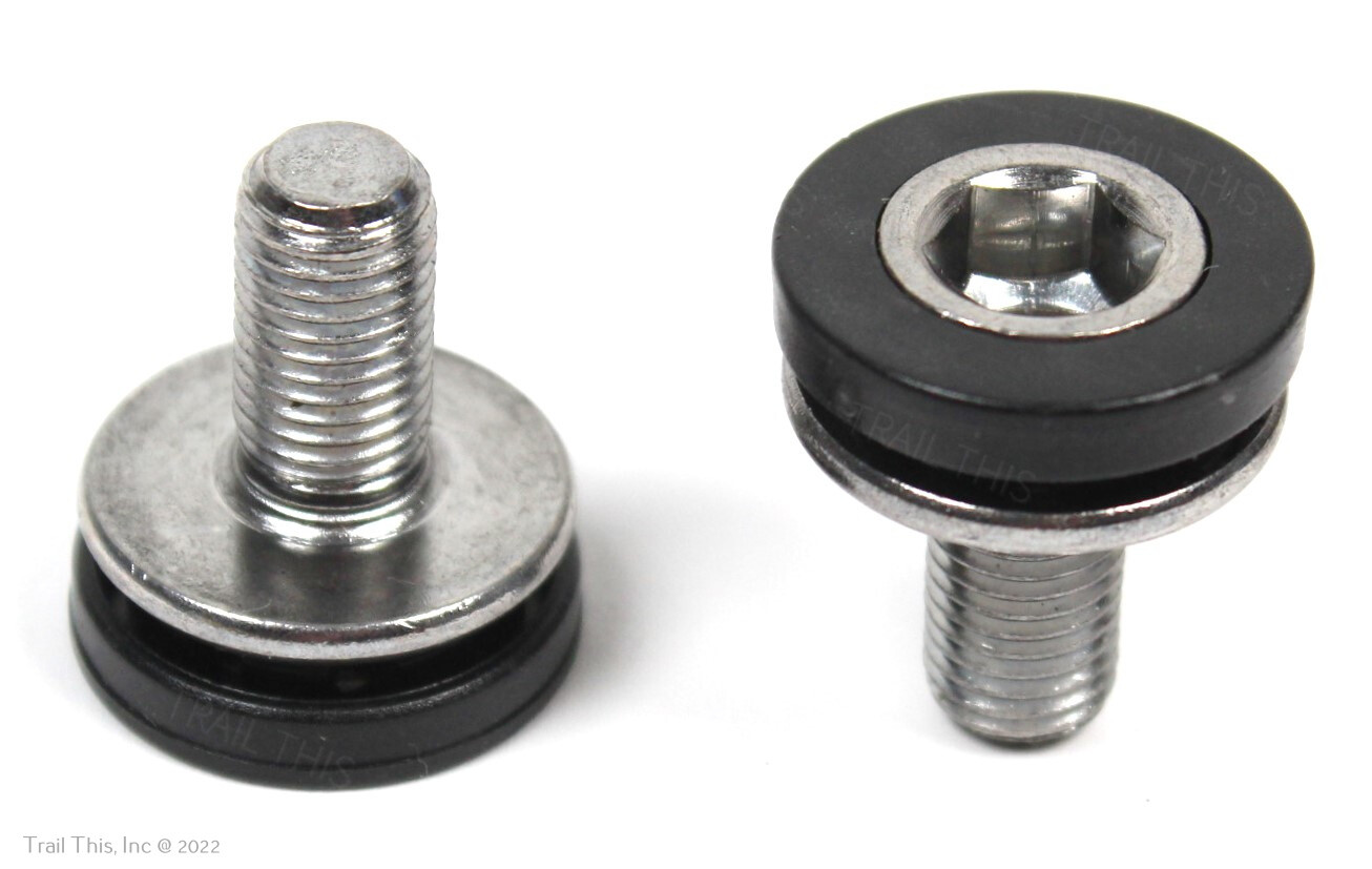 (2) x 8mm x 15mm Hex Bike Crank Arm Fixing Bolts for Square Taper Bottom Bracket
