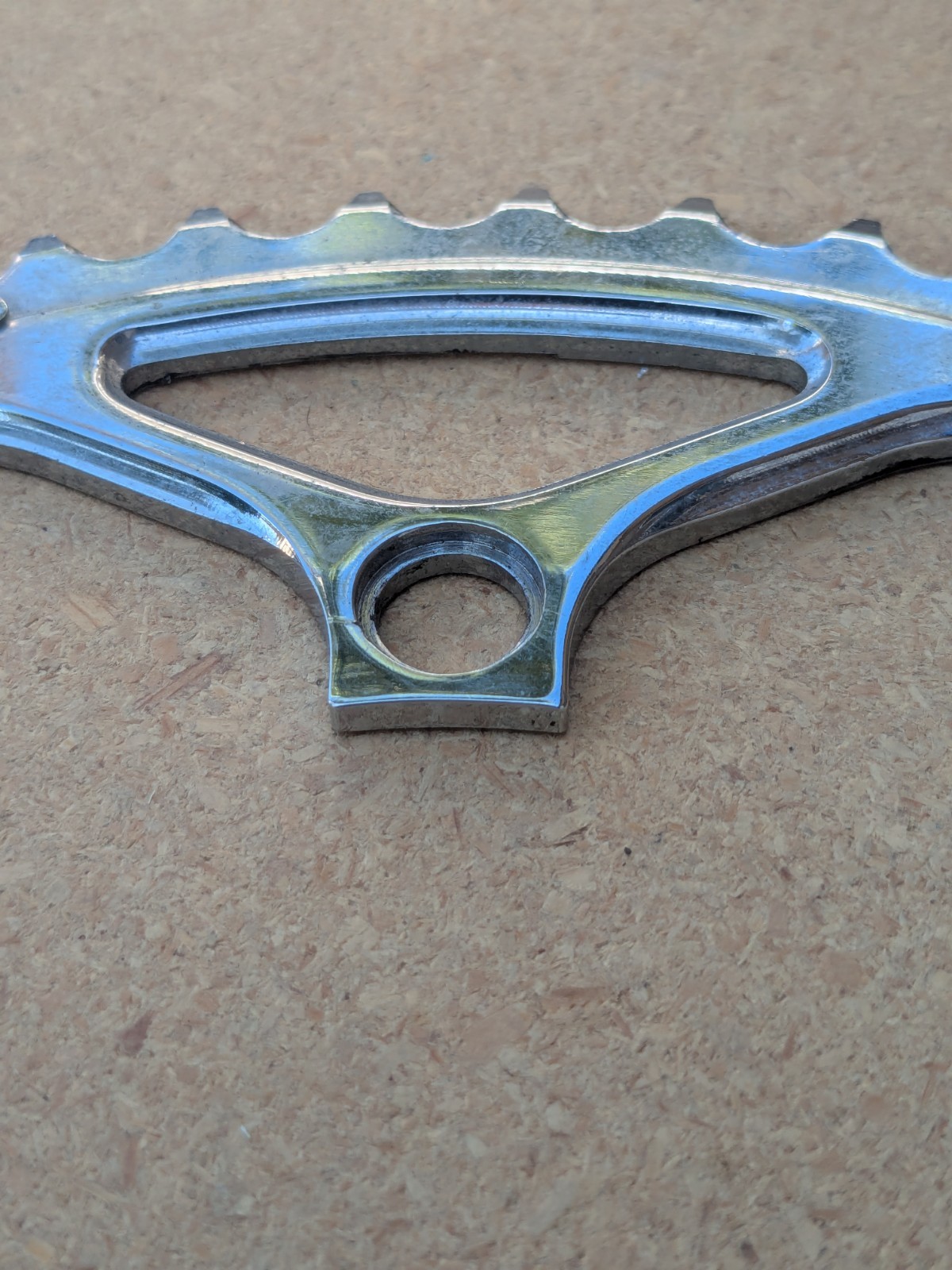 52 tooth x 130 bcd Road Bike Chainring Bicycle Silver Gloss Nice BIN