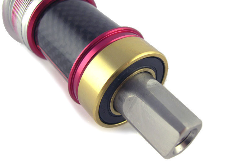 OMNI Racer Titanium Ti Ceramic JIS Square Taper Bottom Bracket: 68x110mm ENGLISH