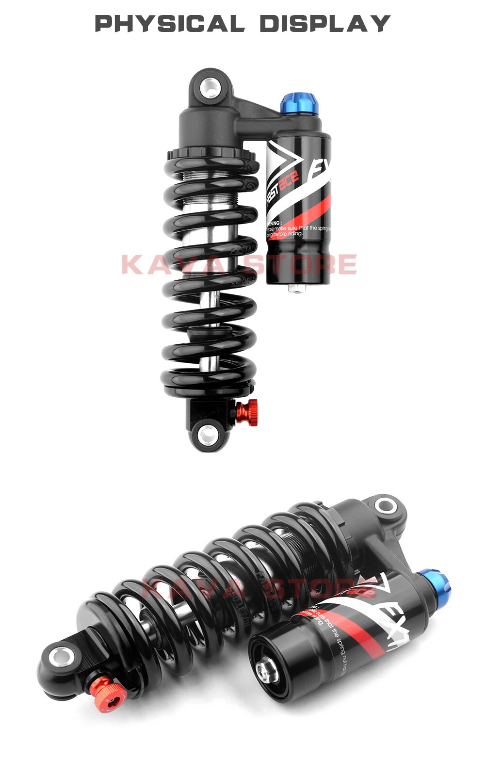 DNM RCP-2S DH Mountain Bike Rear Shock 190 200 220 240mm 550 Lbs Bicycle Shock