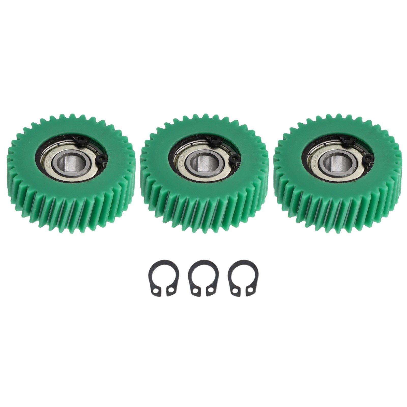 3PCS 36T Nylon Skew Gears 385mm for Electric Bike Motor with Stainless Bearings