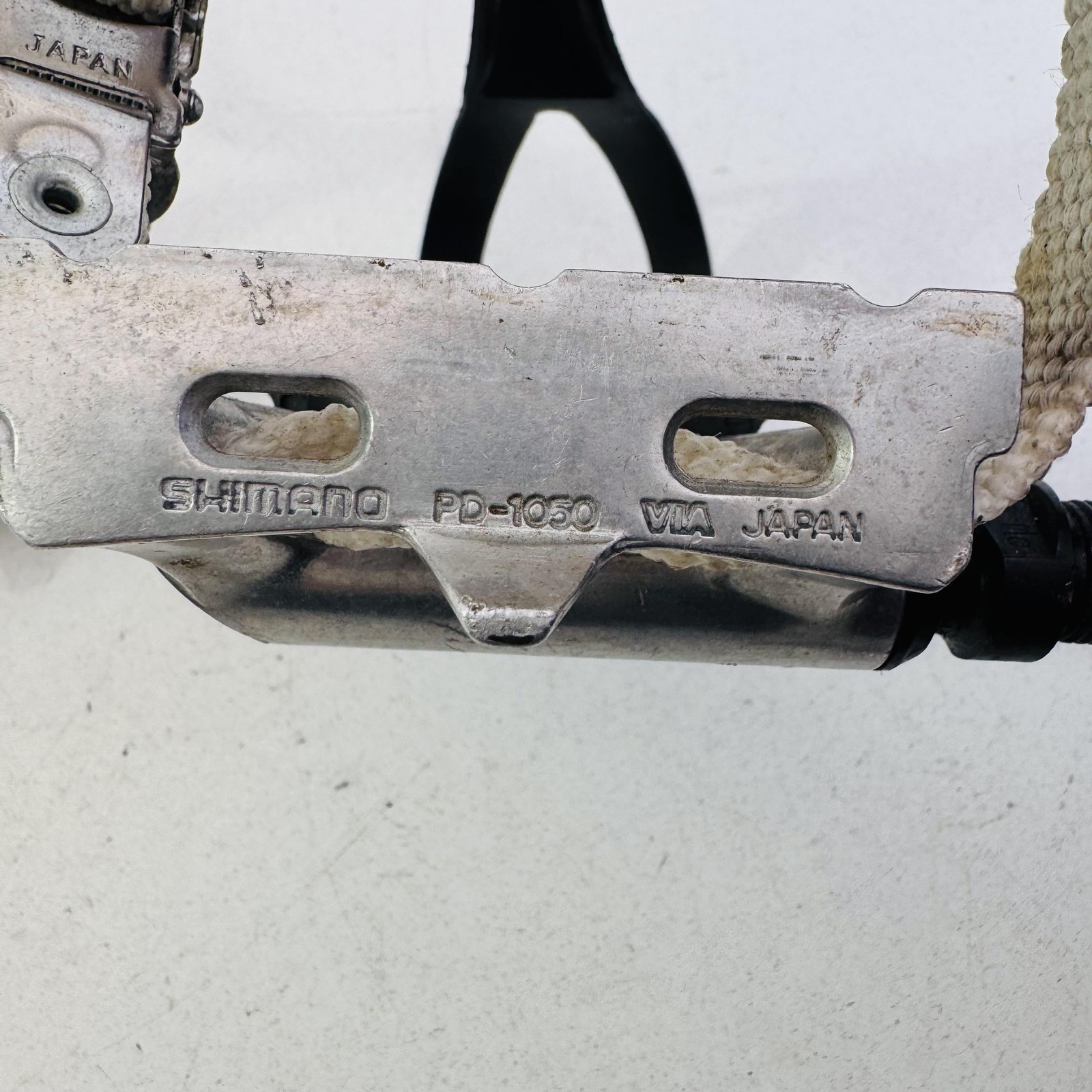 Vintage Shimano 105 PD-1050 Pedals 9/16 Toe Clips Straps Road Bike Japan A81