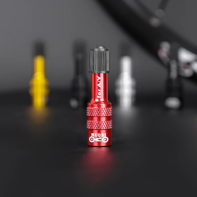 Bike Fork Schrader Valve Adapter MTB Road Bicycle Air Fork Pump Tool