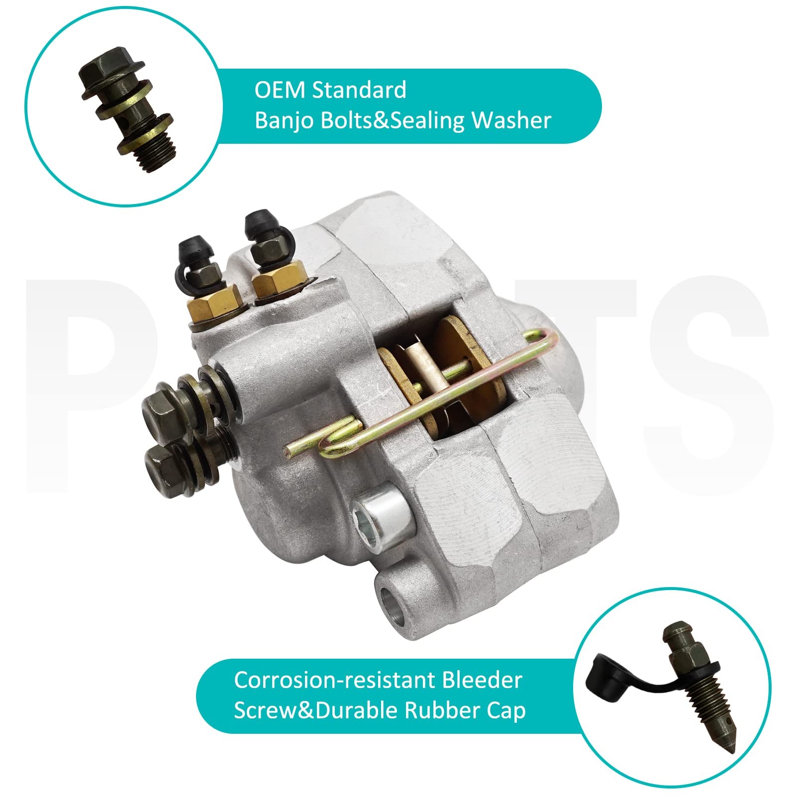 Rear Brake Caliper Assembly for Polaris Scrambler, Trail Boss, Magnum, Xplorer