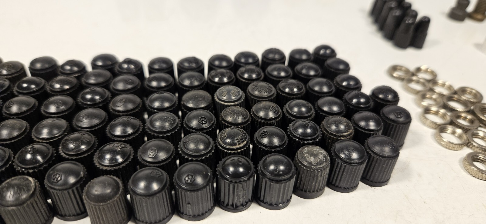 Bicycle Tube Valve Caps Plastic & Metal Miscellaneous