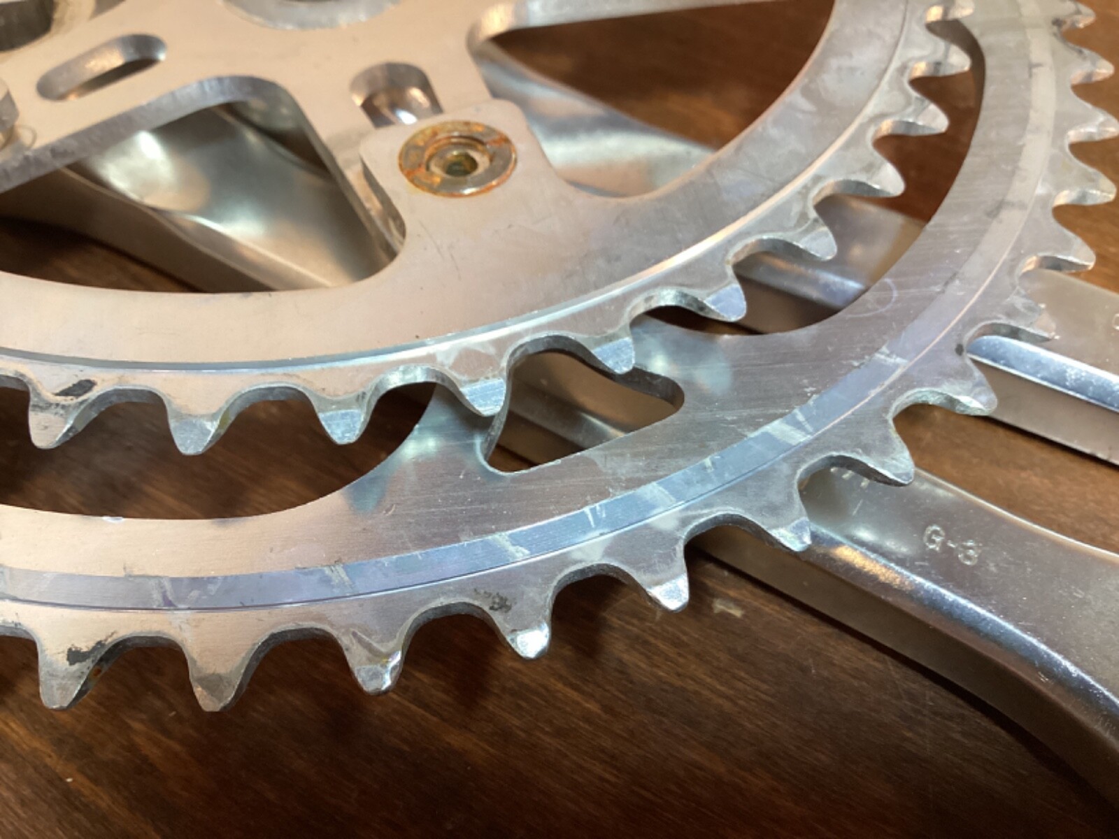 Sugino Fuji Crankset 52 42 Double 171Mm Square Japan Road Royale Sport Nishiki