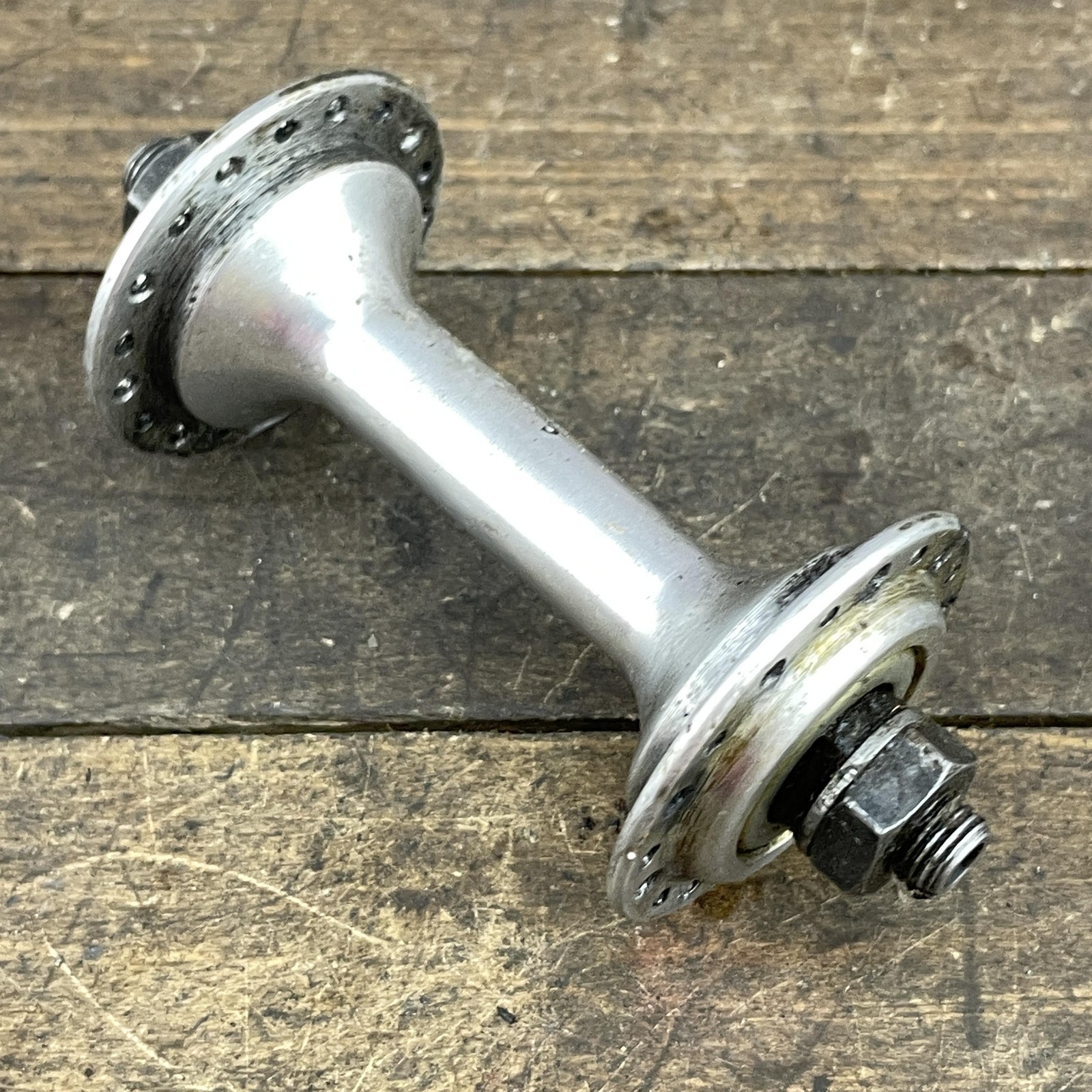 Vintage Alfa Front Bicycle Hub 100mm Axle Spacing 135g 99.6mm OLD Bolt-On