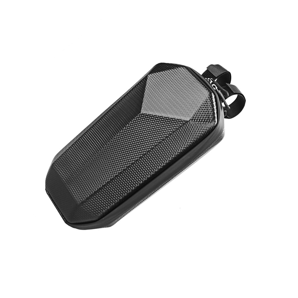 EVA Bicycle Handlebar Bag 30x13x15.5cm Hard Shell Protection Reflective Strips