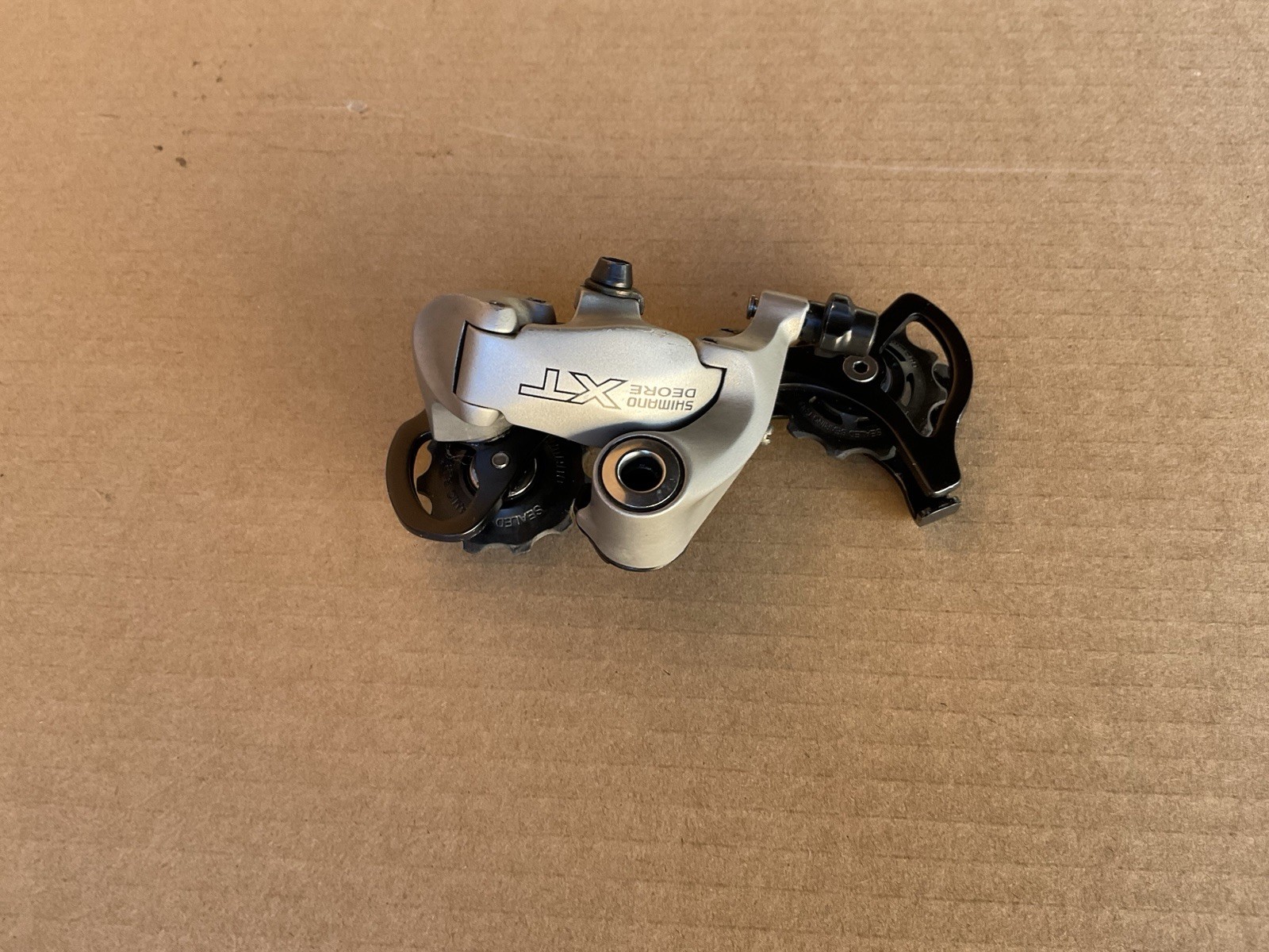 Vintage Shimano Deore XT RD-M750 Rear Derailleur 9 Speed Long Cage Japan MTB