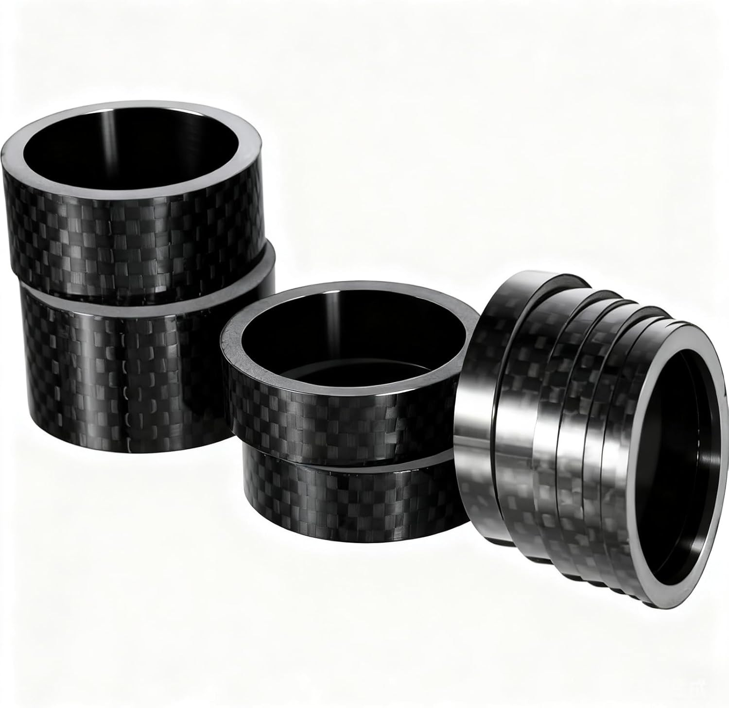 Bike Carbon Fiber Headset Spacer Bicycle 1-1/8 Inch 20 15 10 5 3 2 1 Mm, 7 Size