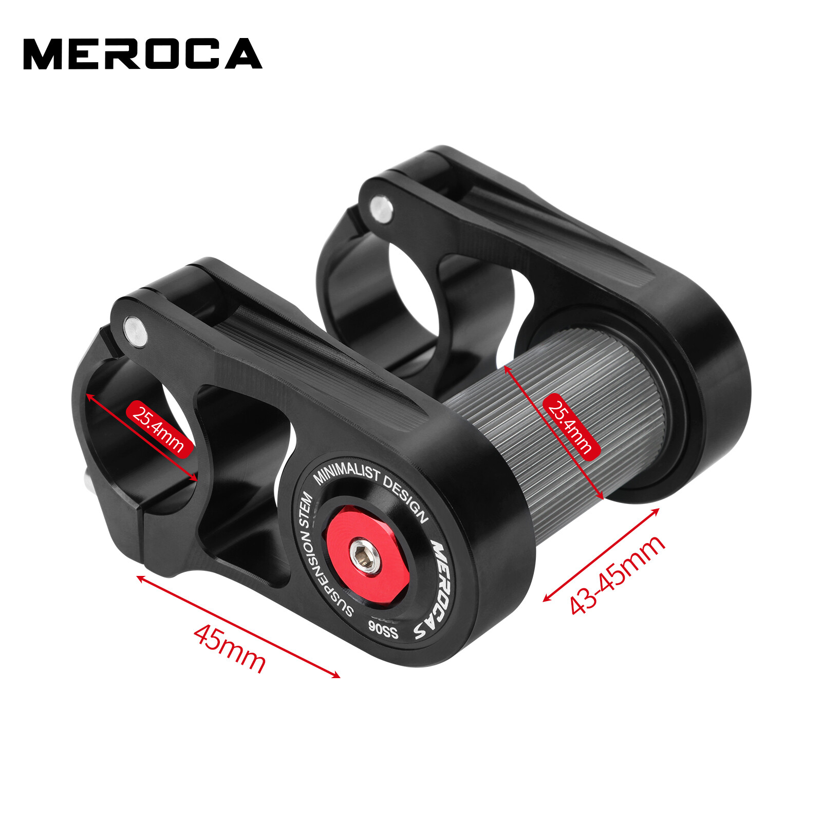 MEROCA Suspension Stem Folding Bike Handlebar Riser 45mm Aluminuim fit Brompton