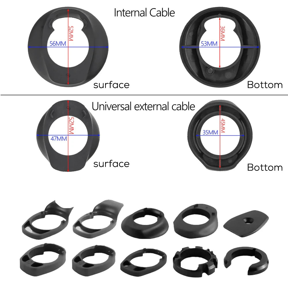 Carbon Road Cycling Integrated Handlebar Internal Cable Clip Diameter 28.6mm