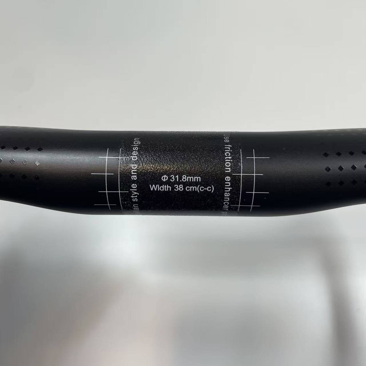 Road Bicycle Handlebars Carbon Handle Bar Drop Bars Cycling Groove Design 38cm