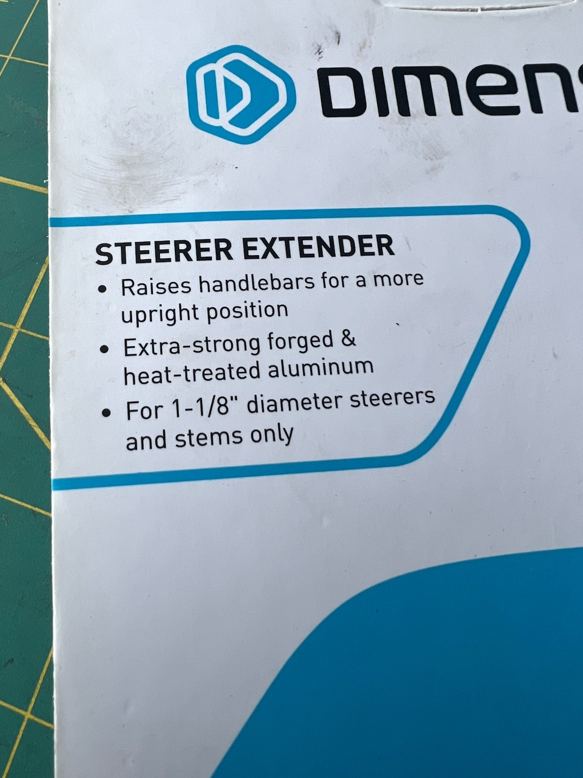 Dimension 1 1/8″ Threadless Steerer Extension 2 +115mm Stem Riser Extender