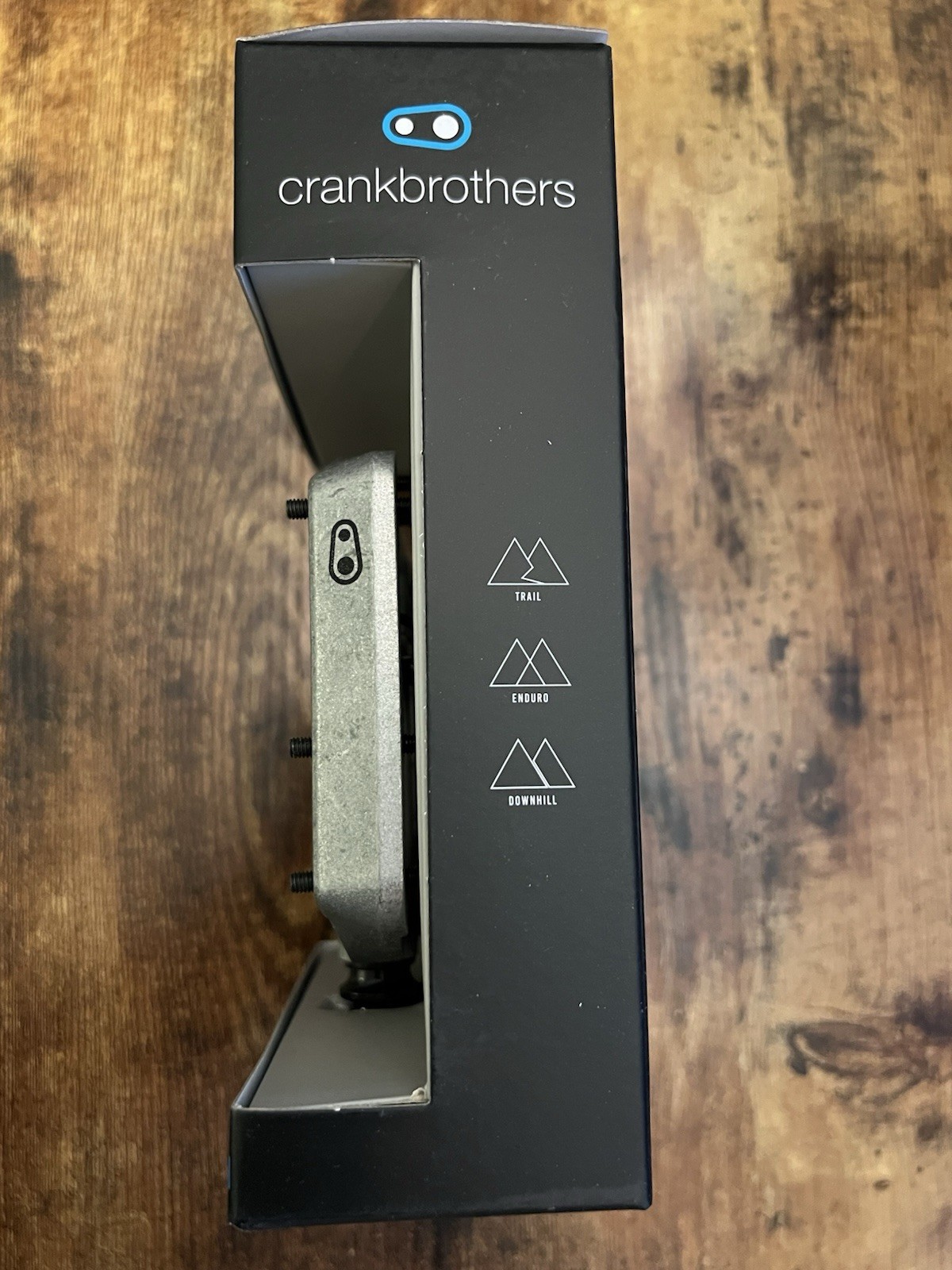 Crankbrothers Stamp 2 Large Raw Silver Flat Platform Pedals 9/16 Sealed