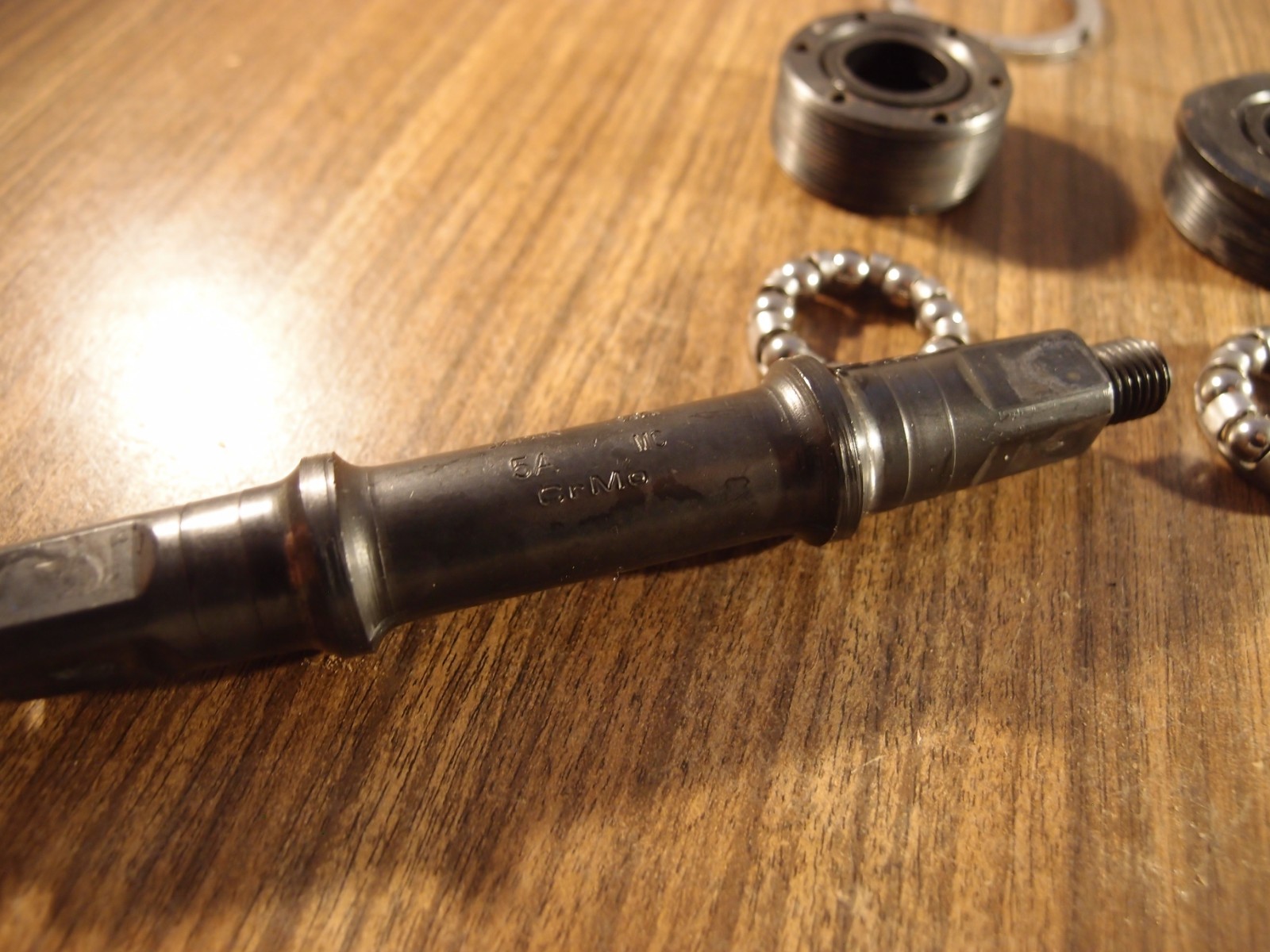 1988 vintage MTB bottom bracket Shimano Mountain LX 1,37″x24T/68 mm Japan 118 mm