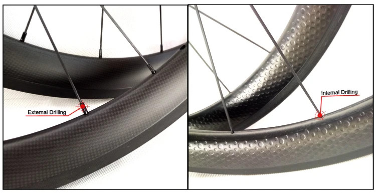 700C Carbon Rim 30/35/40/45mm Depth Hookless Tubeless Light Disc Brake Ring