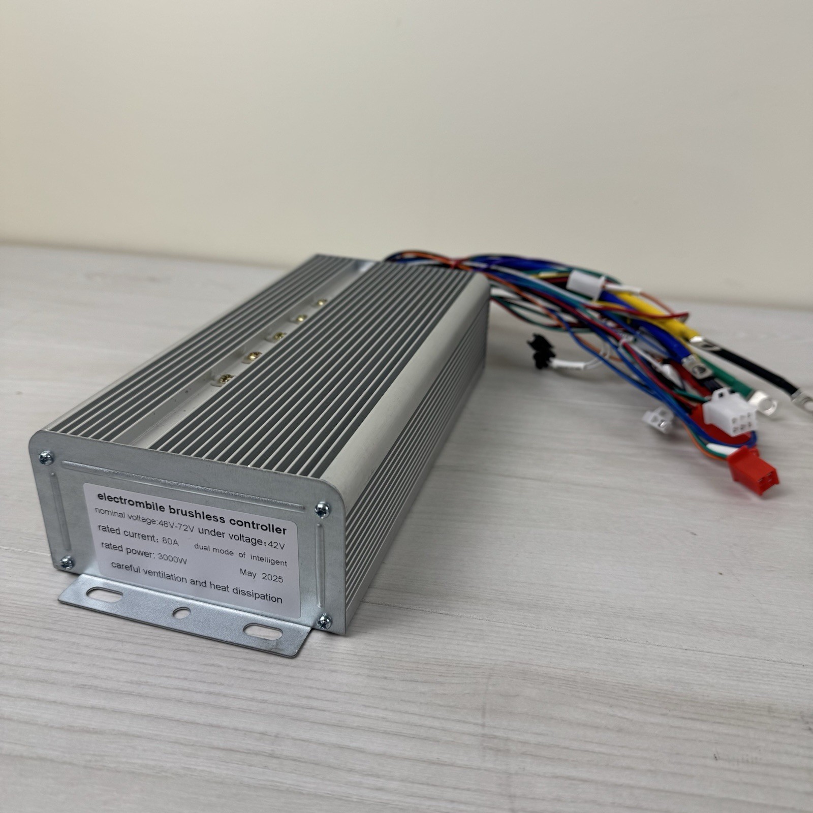 3000W 48V/60V/72V 80A Brushless Hub Motor Controller For E-Bike E-Scooter
