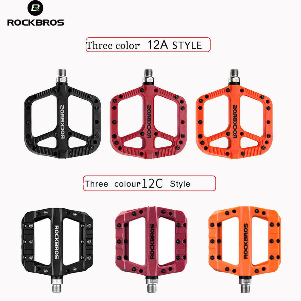 ROCKBROS Bicycle Nylon Pedals Road BMX Mountain Bike one Sealed Bearing Pedals
