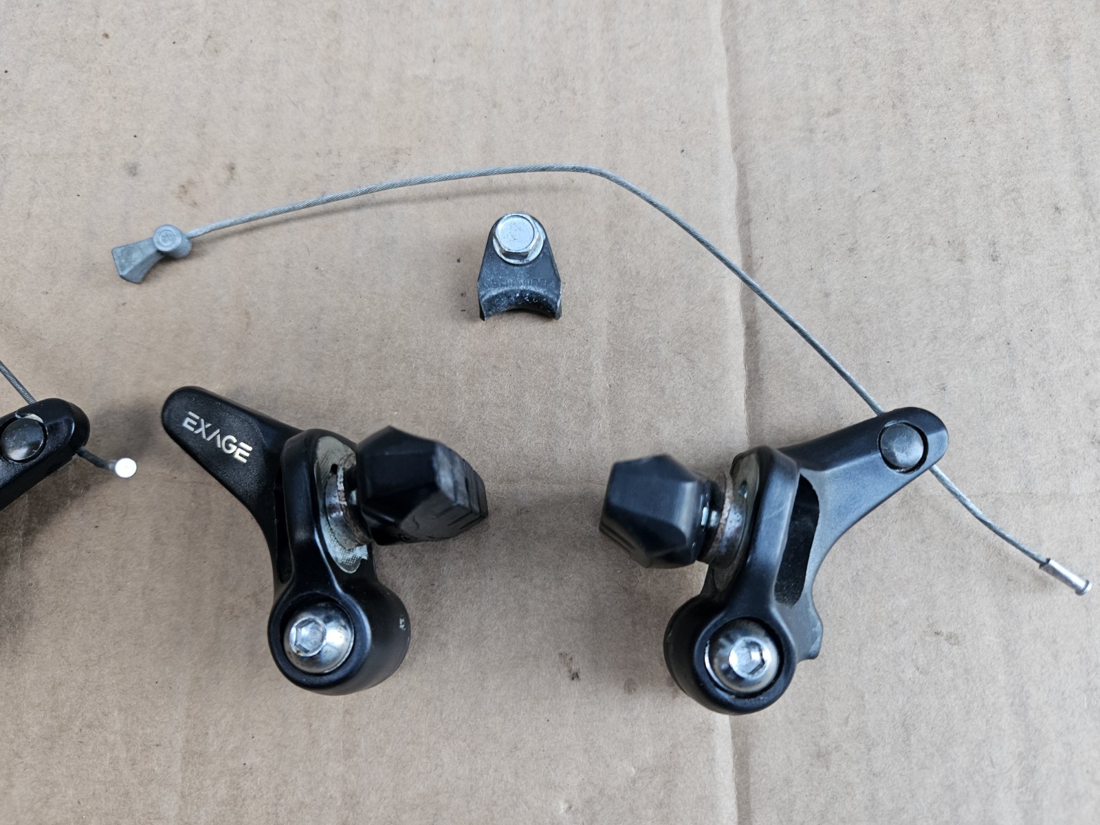 Shimano Exage Cantilever Brakes Front + Rear Set BR-M351 Black Japan low miles