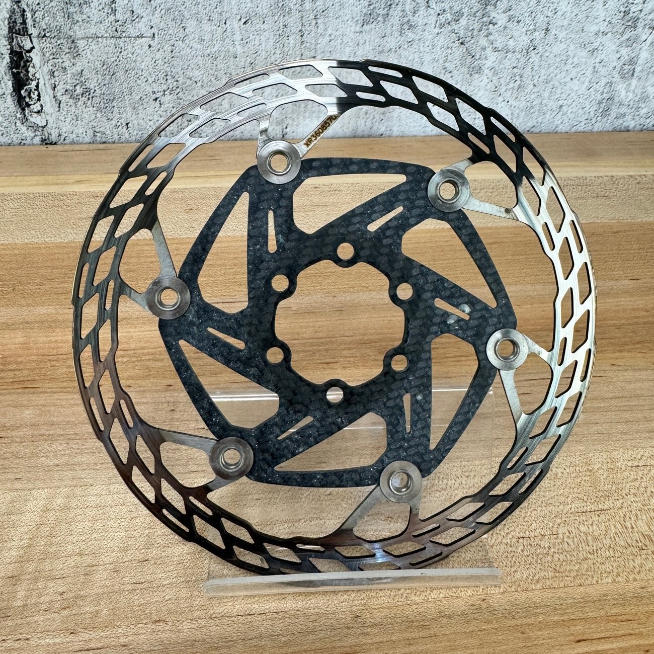 Carbon-Ti X Carbon 6-Bolt 160/140mm Disc Brake Rotors + Center Lock Adapters
