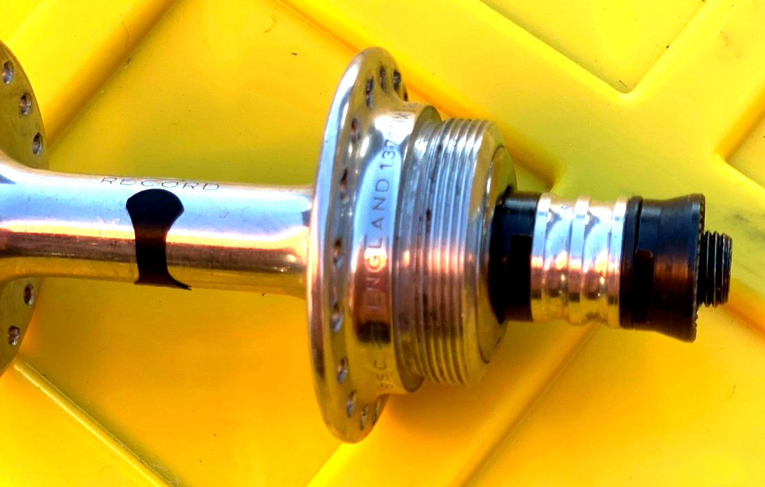 Vintage CAMPAGNOLO RECORD Low Flange Rear Hub 36H 126mm British 1.370x24F