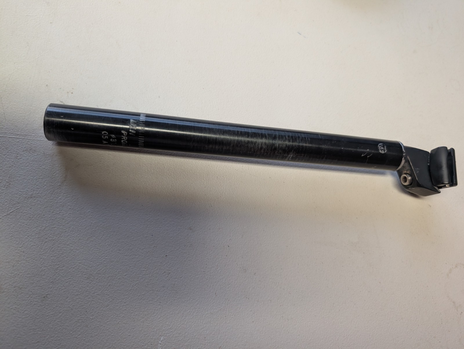 Promax Seatpost Seat Tube 360/31.6mm 20mm Offset Black Road MTB Road Hybrid Cafe