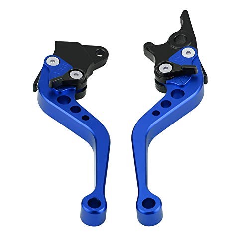 Motorcycle Brake Lever,1 Pair CNC Aluminum Motorcycle Clutch Drum Brake Lever
