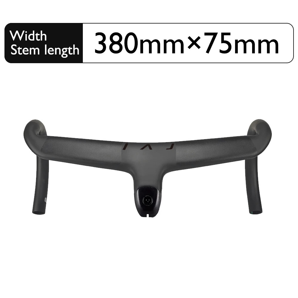 6 Degree Stem 75-135mm Carbon Fiber Road Bike Handlebar for Computer Stand