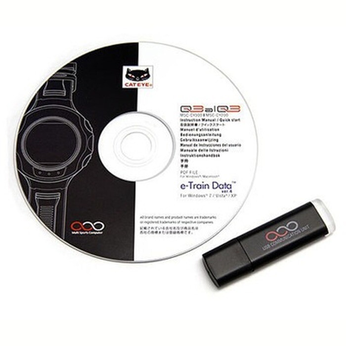 CATEYE 240-0590 USB COMMUNICATION KIT FOR Q3a & Q3 BLACK NEW