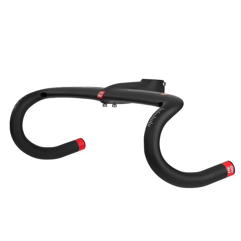 400/420/440mm Carbon Fiber Road Bike Integrated Handlebar Bicycle Bent Bars