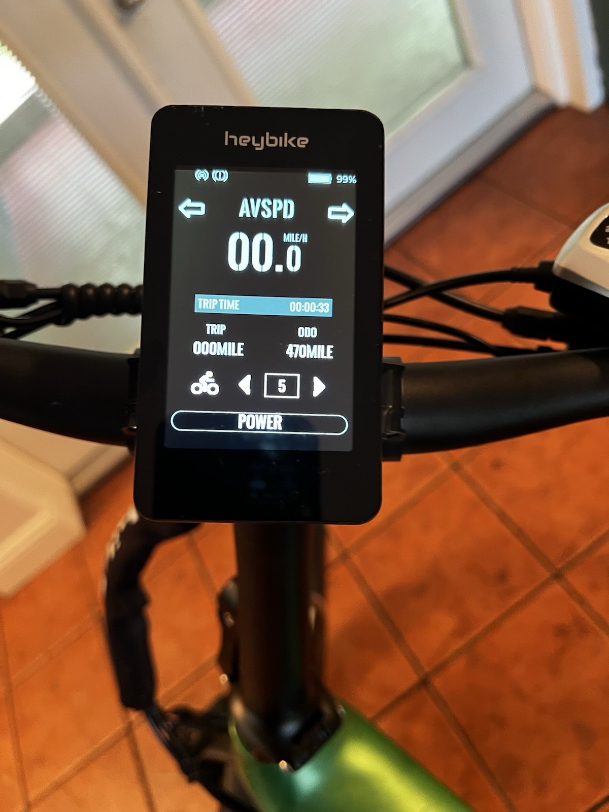 Heybike Tyson Display Screen