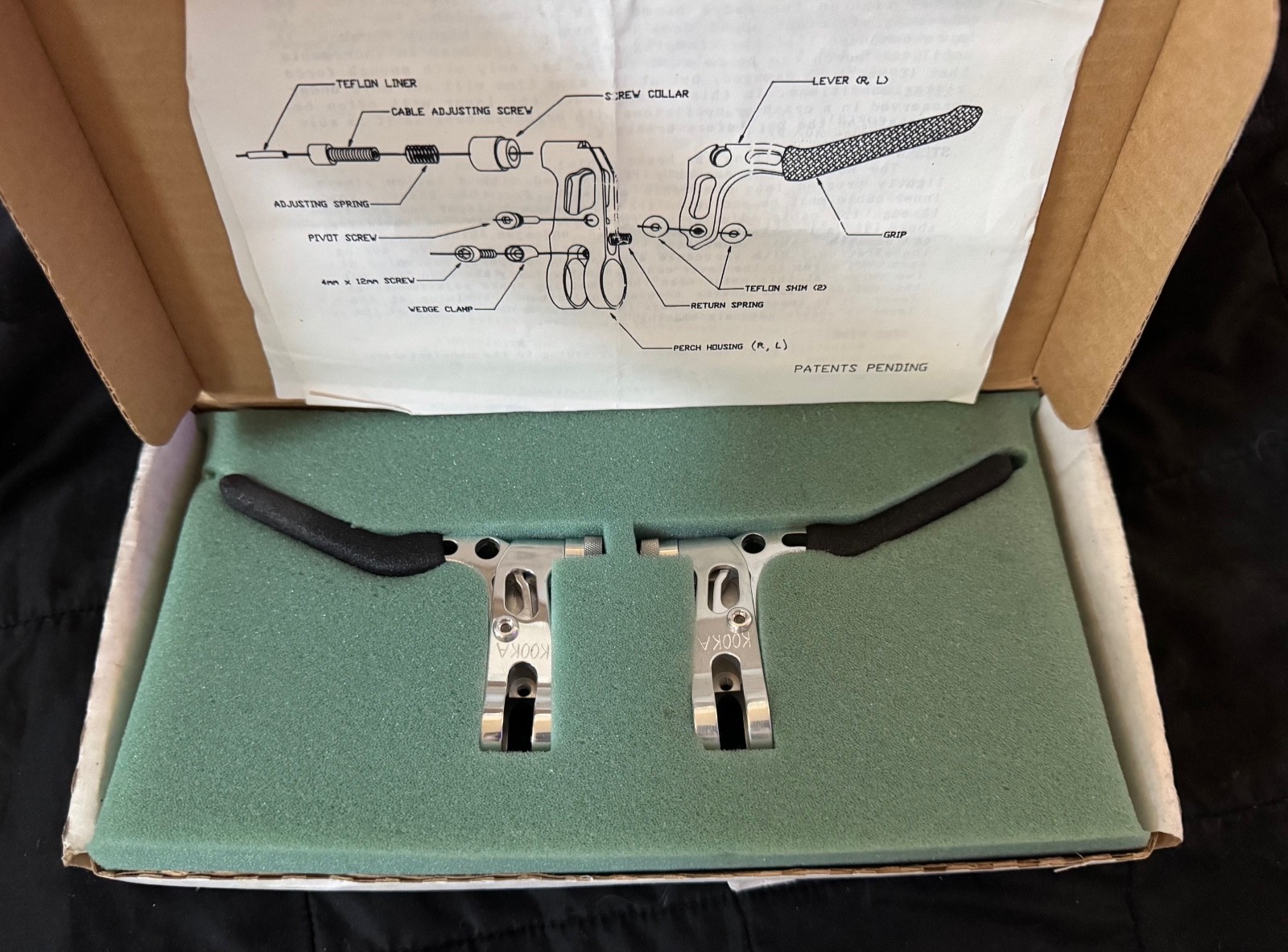 Vintage Kooka Brake Levers**NIB**