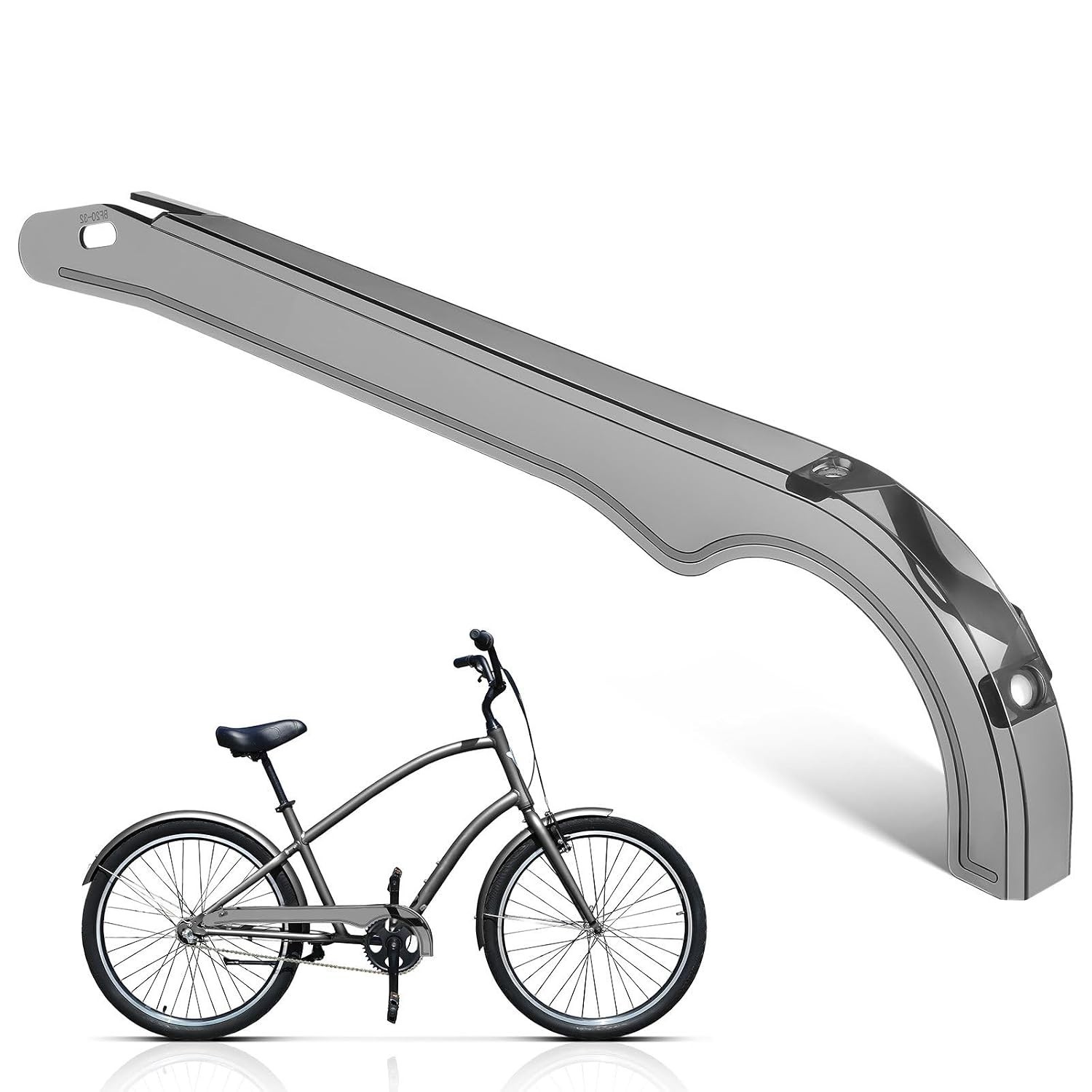 Universal Oil-Proof Bike Chain Cover for Mountain & Road Bicycles – Easy Install
