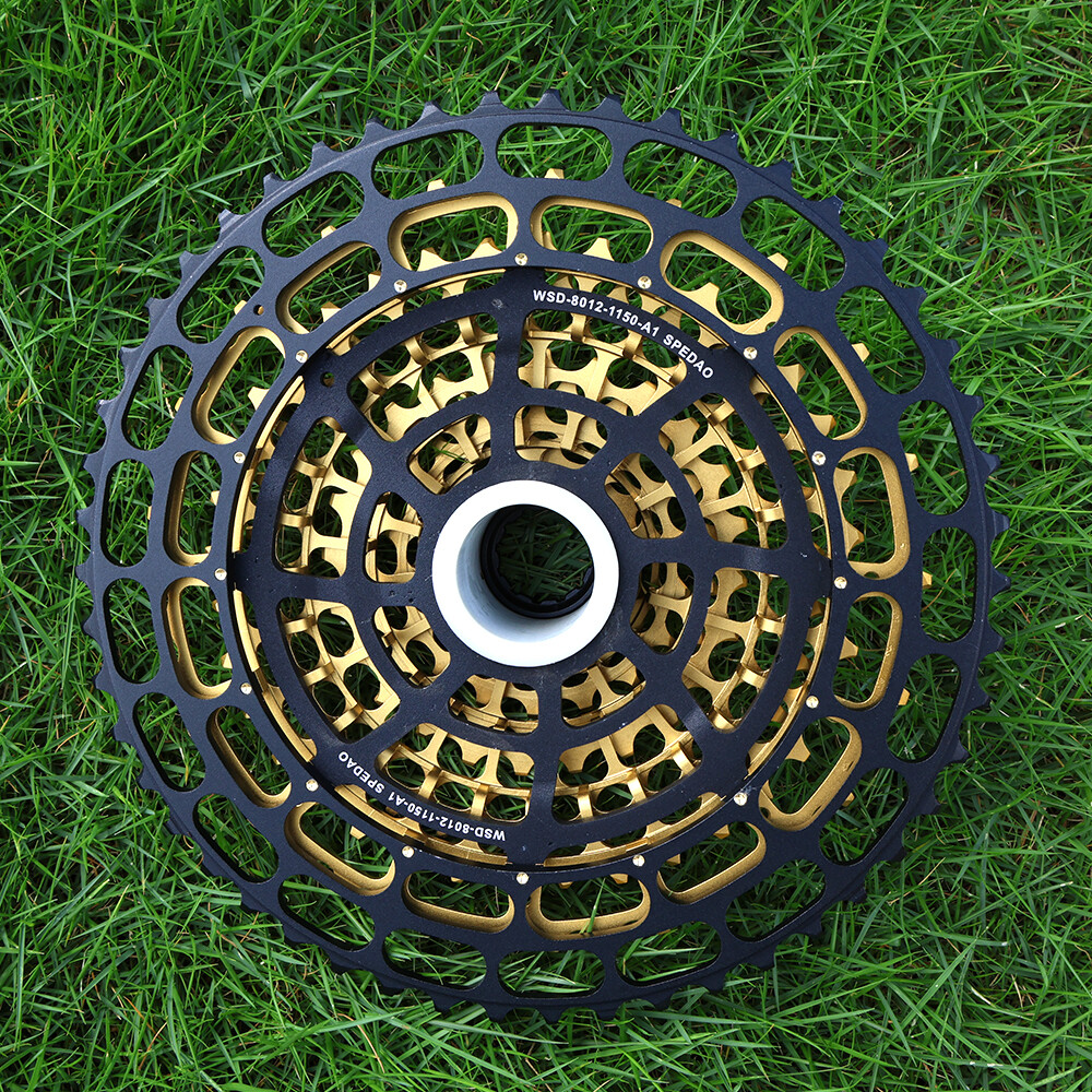 12 Speed MTB Freewheel 11-50T Mountain Bike Cassette CNC Gold For Shimano HG