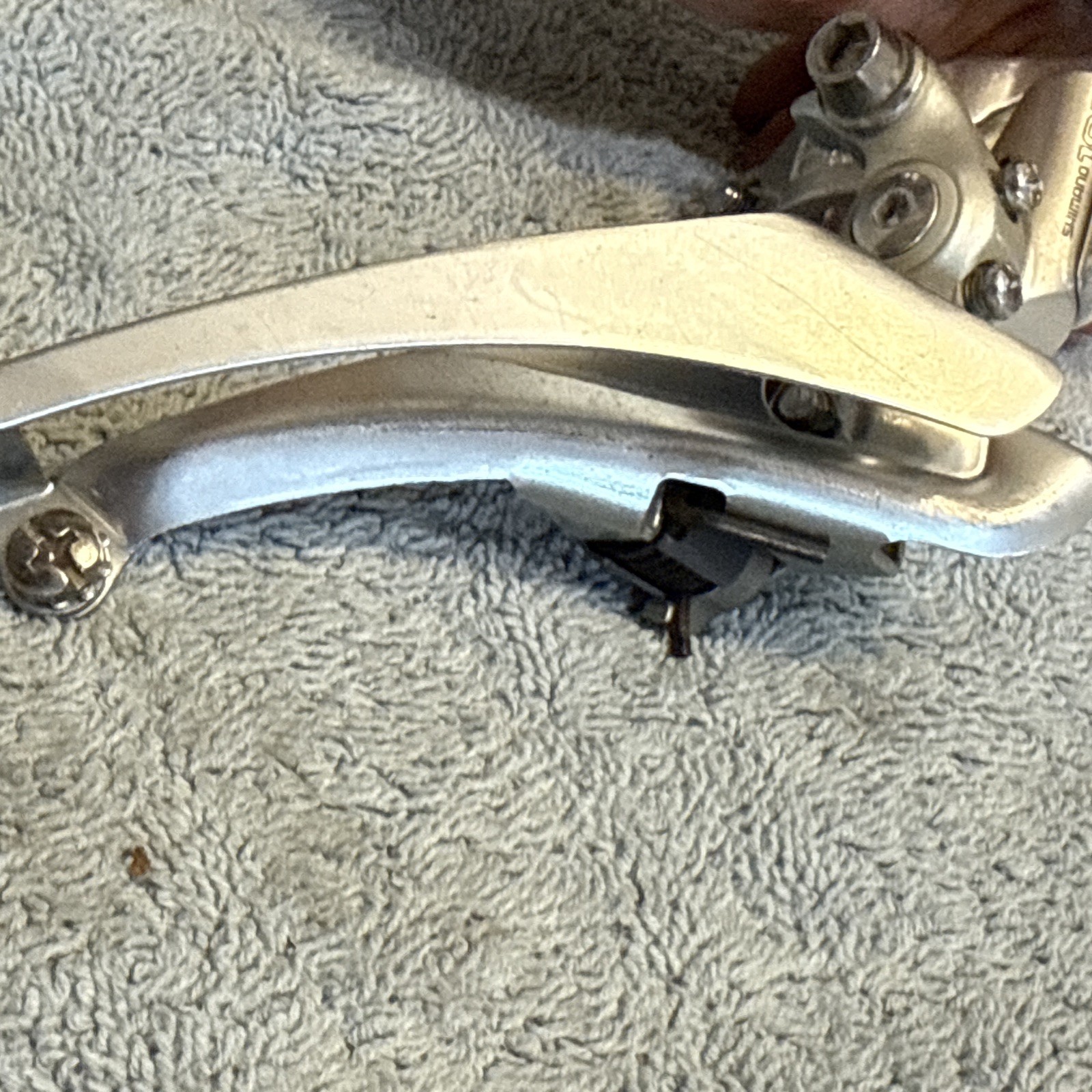 Shimano 105 Braze-on Front Derailleur FD-1055 with 31.8mm clamp 2×6,7,or8 [ssg]