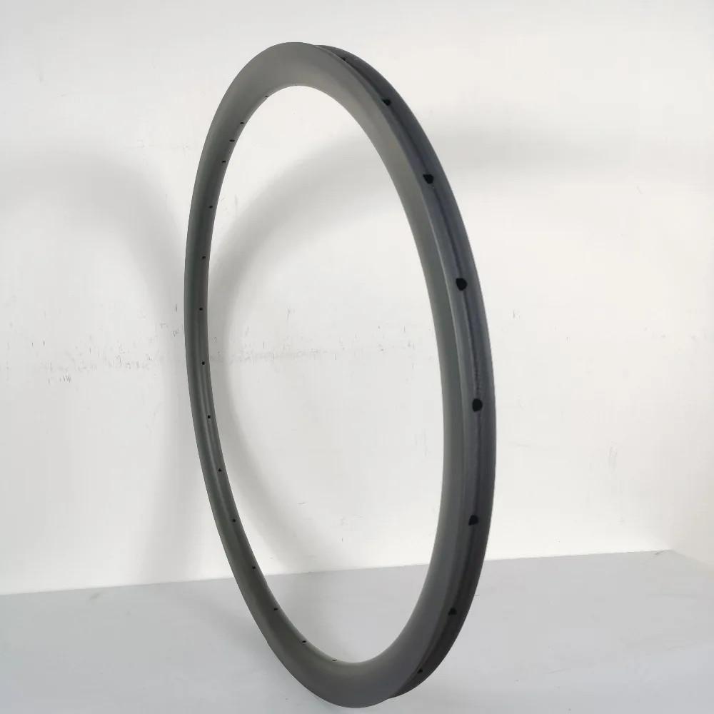 Asymmetric Carbon Road Bike Rims 50mm Depth 700C Matte/Glossy Finish 16-32Holes