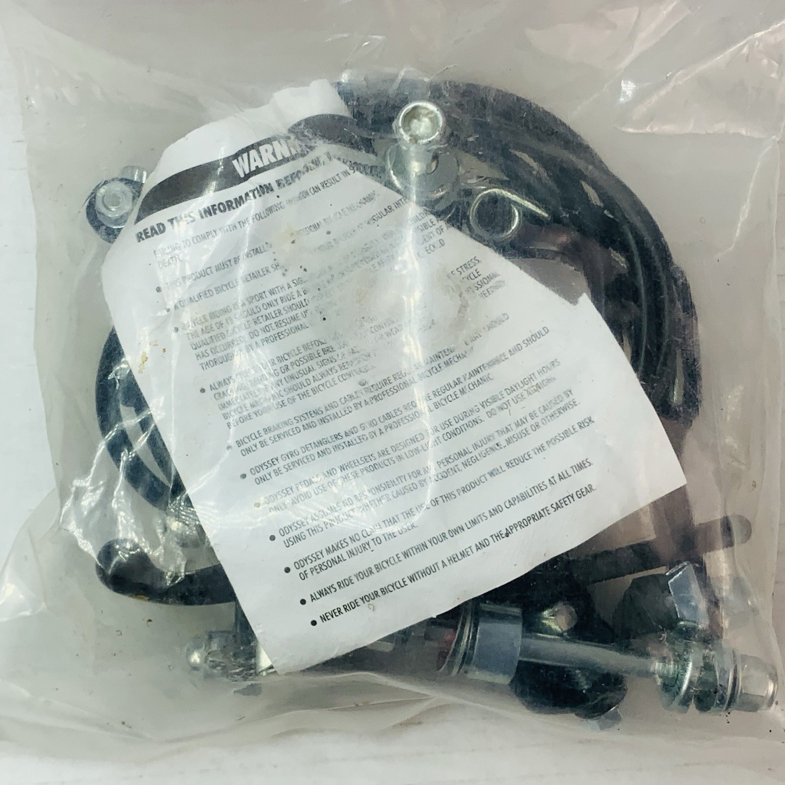 Vintage Odyssey 1999 BMX Rear Caliper Brake Black Lever Cable NOS Kit Single