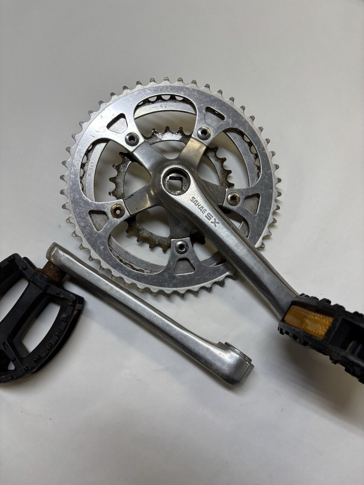 Sakae SX Square Taper Crankset Triple 110/74bcd