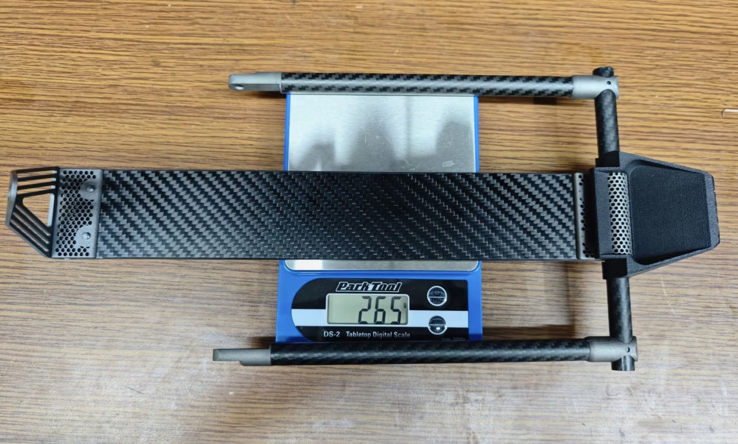 3D printed titanium carbon rack for Brompton ACPT line