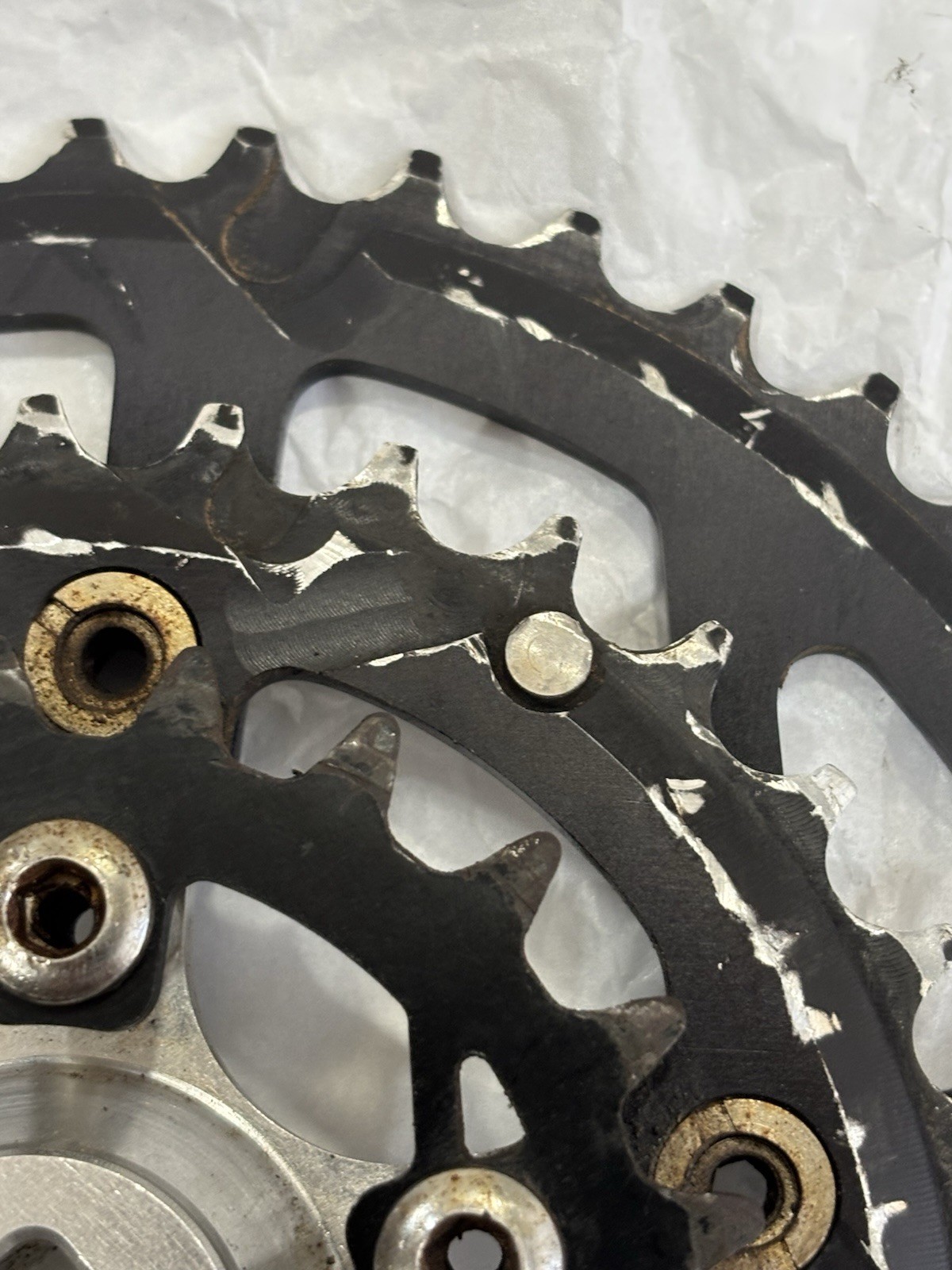 Race Face Forged Crankset Square Taper Vintage 90’s MTB 175mm Shimano Un52 Bb