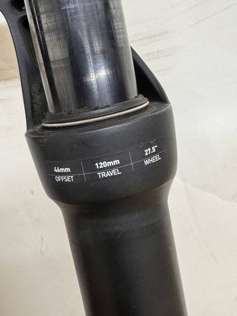 ROCKSHOX RECON 27.5 inch 120mm travel 15mm axle used disc brake complete car