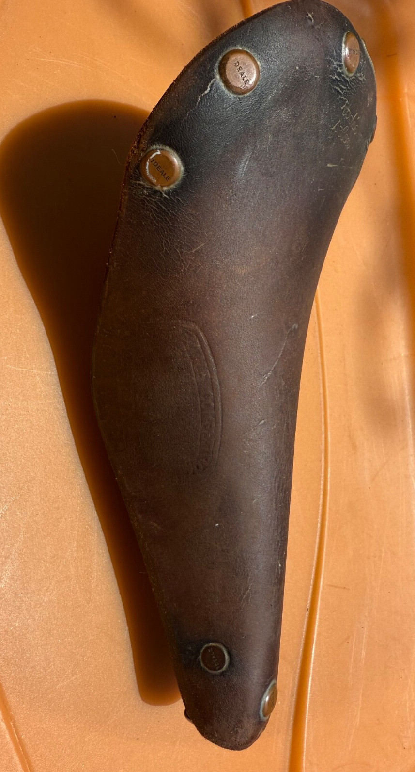 Ideale 90/Aluminum Daniel Rebour Autographed Saddle «special competition» Brown