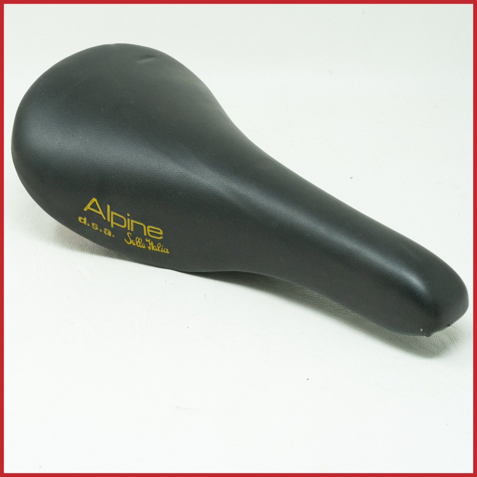 SELLE ITALIA ALPINE SADDLE SEAT VINTAGE 90s MOUNTAIN BICYCLE BIKE LEATHER
