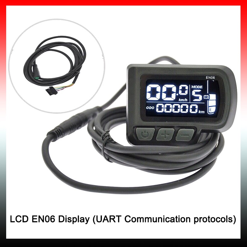 Ebike 24V/36V/48V EN06 LCD Display Power Speed Panel Meter for Electric Bike