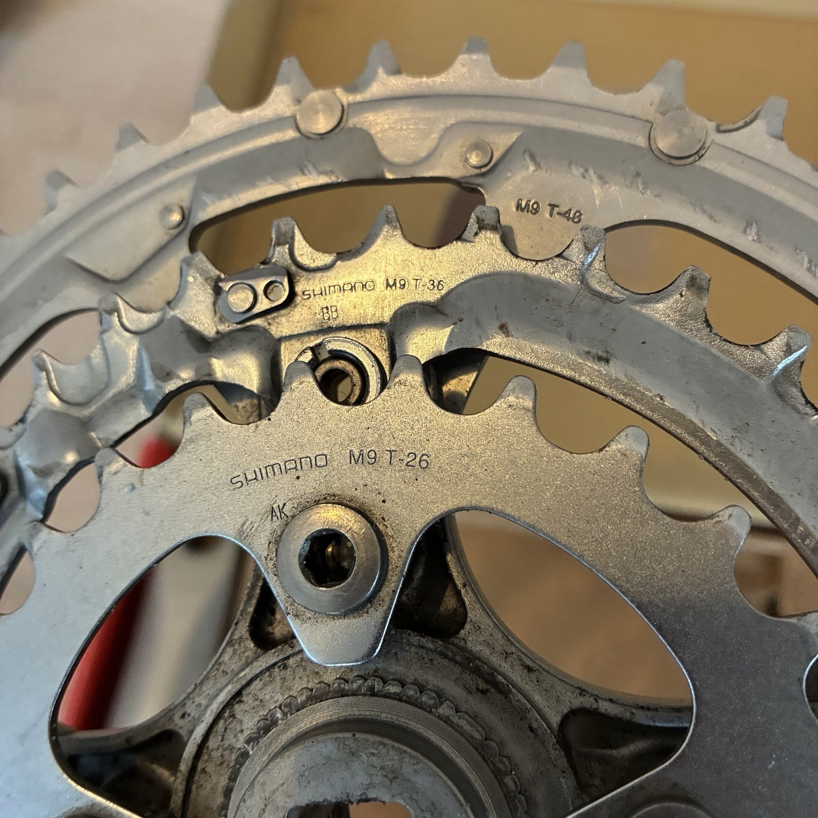 SHIMANO Deore FC-M510 triple crankset mountain bike mtb 170 Square Taper