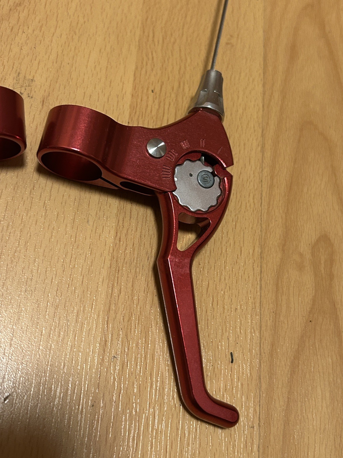 Vintage Machine Tech Zero Flex Brake Lever Set Anodized Red 90s MTB CNC Canti 👀